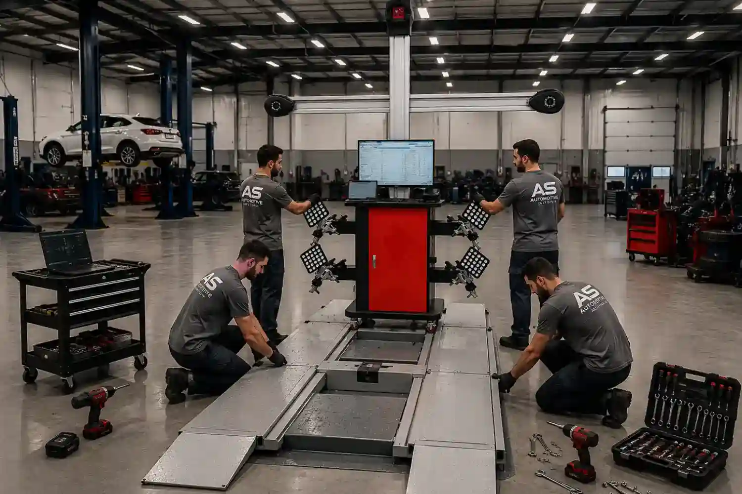 Wheel Alignment Machine Setup Guide with Safety Installation Tips