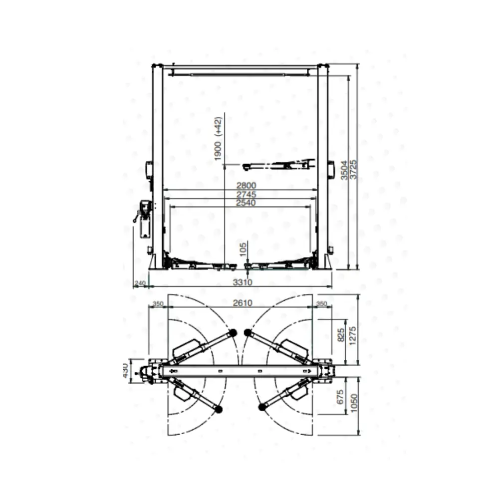 HPA P2C 240C SE 4.0t Lift