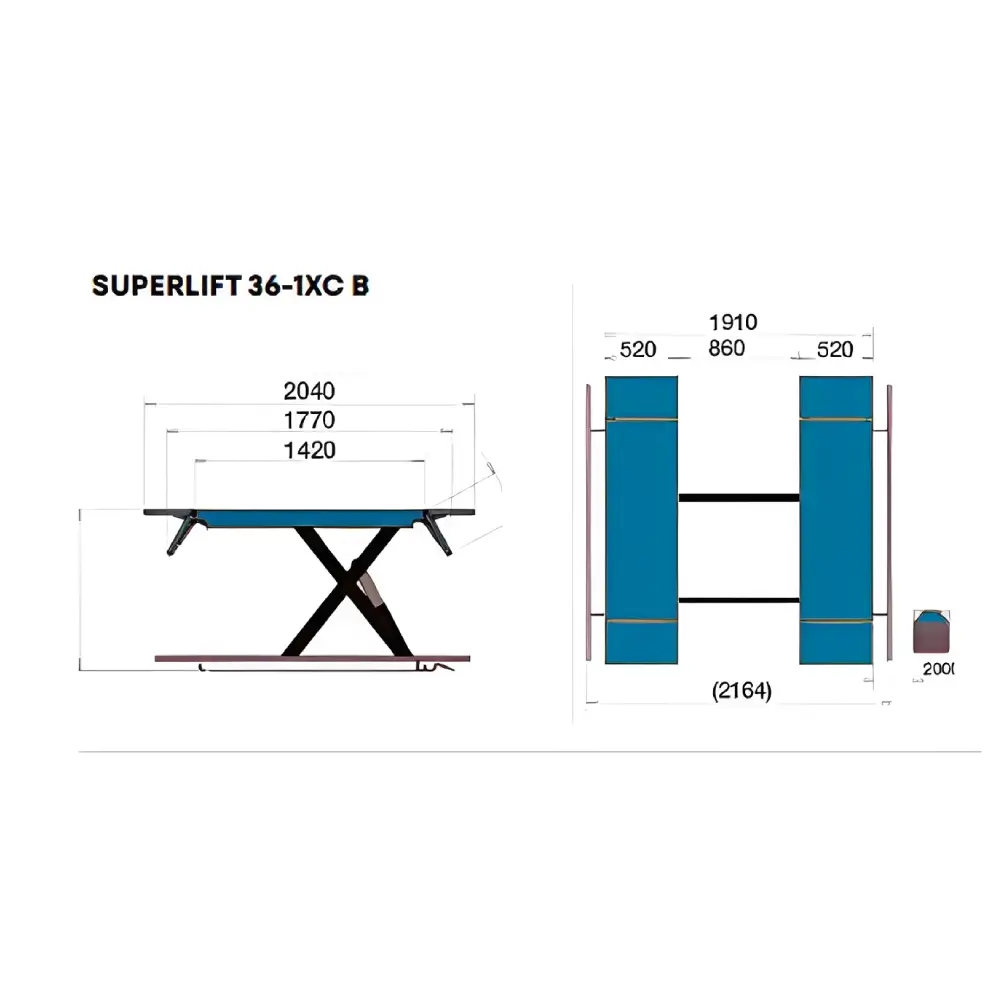 HPA SUPERLIFT 36-1XC B 3.6t Lift