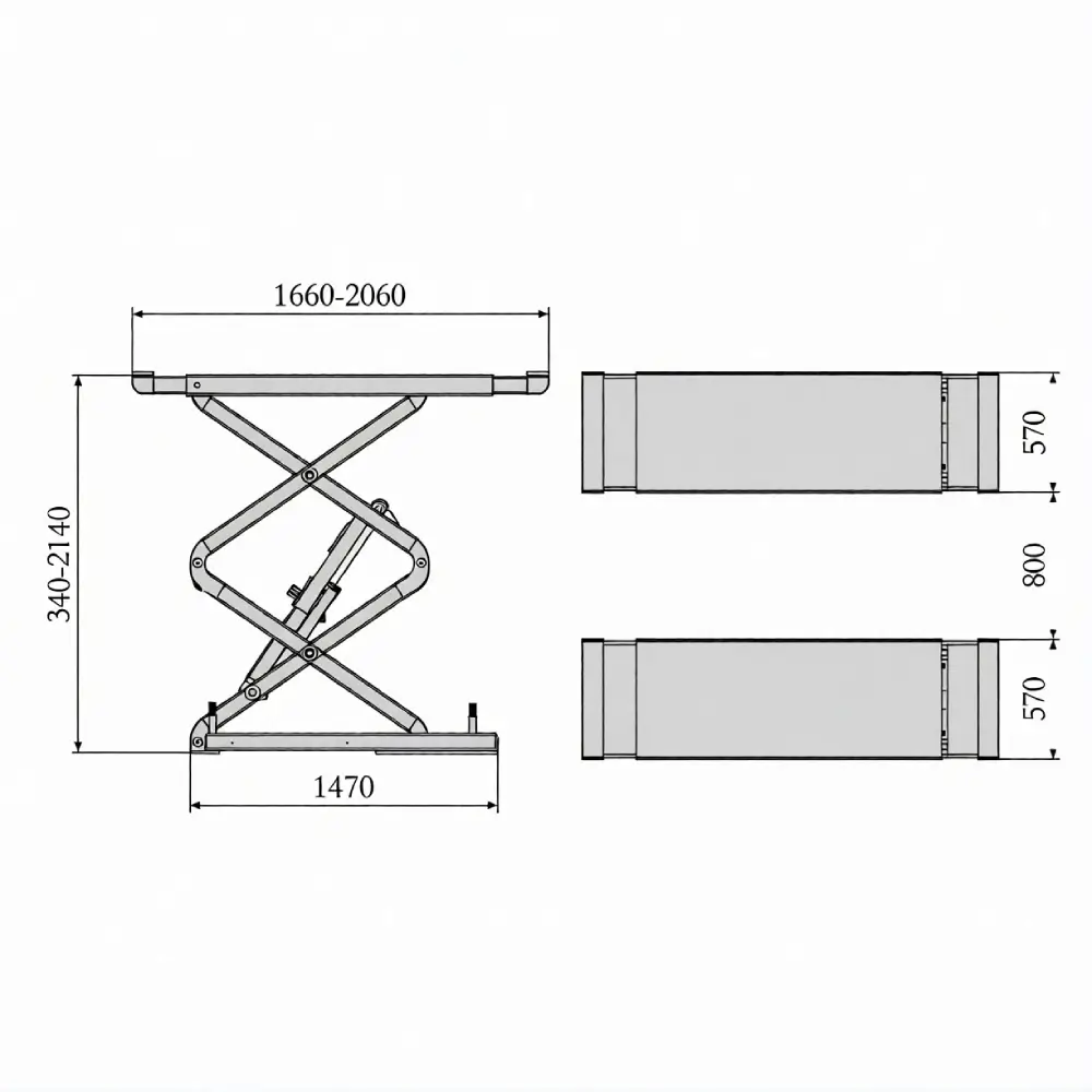 AUTEXA AX-UL30 3.0t Scissor Lift