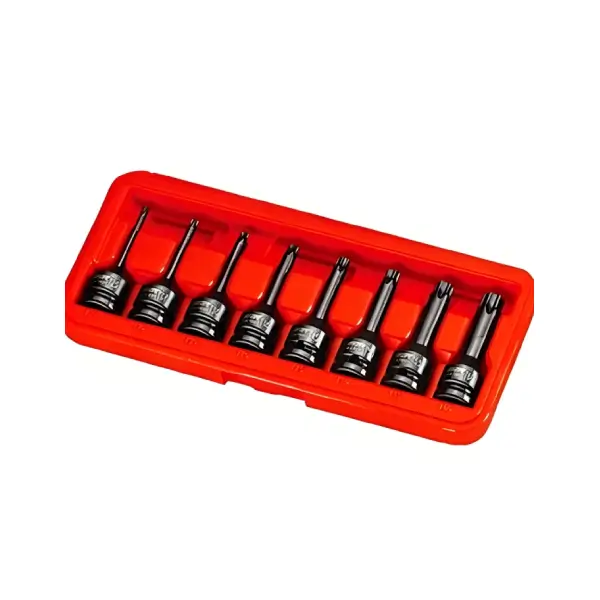 JTC-J408LT 1/2" 8PCS IMPACT MIDDLE-DEEP STAR SOCKET SET