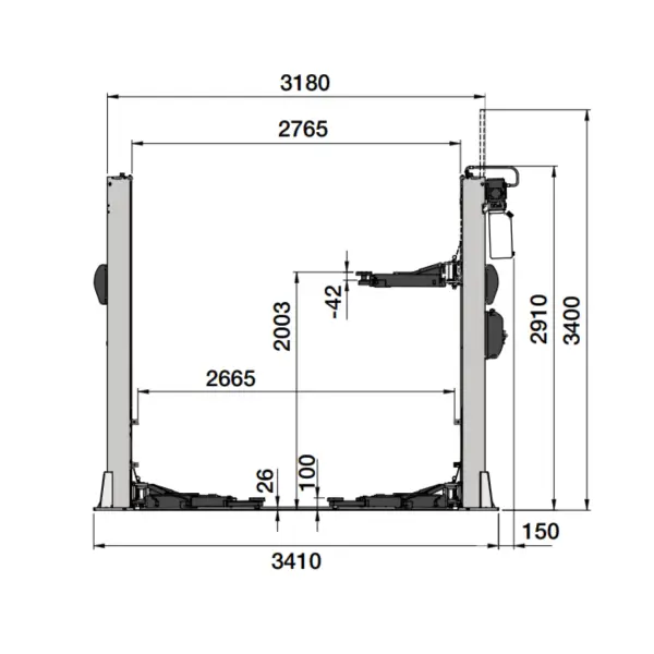 HPA P2C 245C B 4.5t Lift