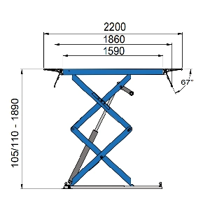 HPA SUPERLIFT 36-2XC EF 3.6t Scissor Lift