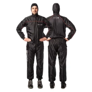 Sagola Black_Grey Antistatic coverall Jumpsuit Black
